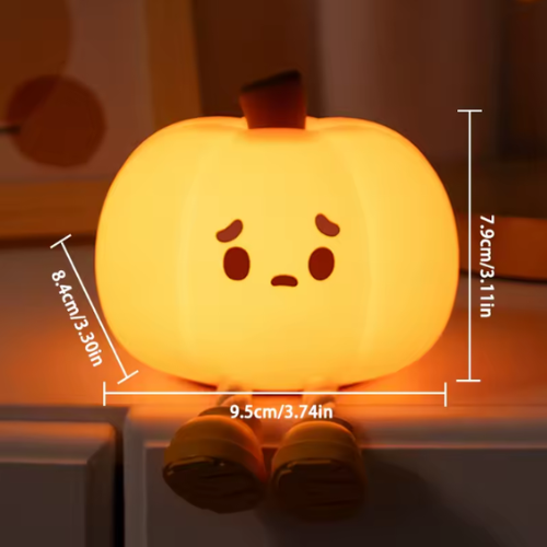 Luz nocturna de calabaza para Halloween
