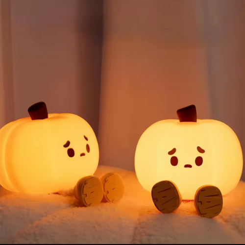 Luz nocturna de calabaza para Halloween