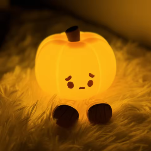Luz nocturna de calabaza para Halloween
