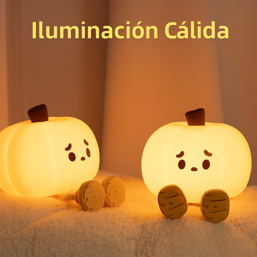 Luz nocturna de calabaza para Halloween
